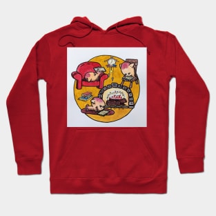 Dumbo octopus reading Hoodie